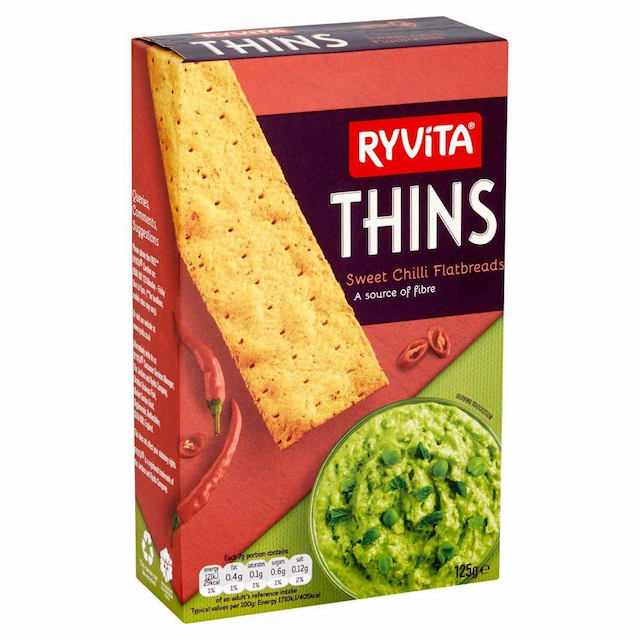 RYVITA THINS SWEET CHILLI (125G)